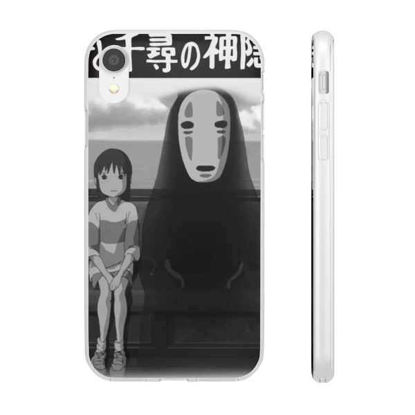 Like Spirited Away - Spirited Away – Chihiro and No Face on the Train iPhone Cases-Accessories, kaonashi, Like Spirited Away, no face, Phone Case, Spirited Away