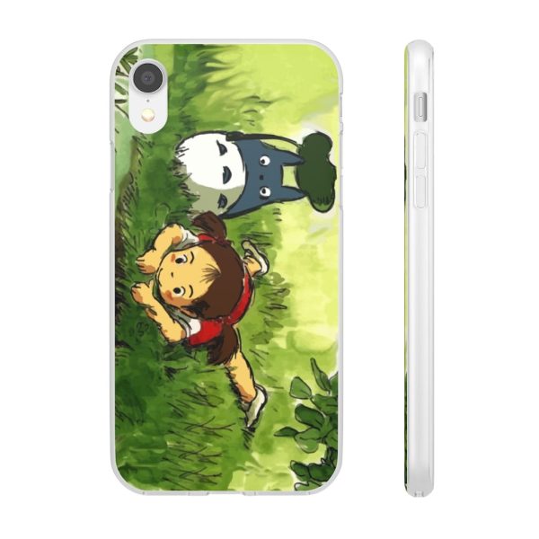 Studio Ghibli Totoro Movie - My Neighbor Totoro – Playing Mei iPhone Cases-Accessories, My Neighbor Totoro, Phone Case, Studio Ghibli Totoro Movie