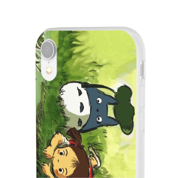 Studio Ghibli Totoro Movie - My Neighbor Totoro – Playing Mei iPhone Cases-Accessories, My Neighbor Totoro, Phone Case, Studio Ghibli Totoro Movie