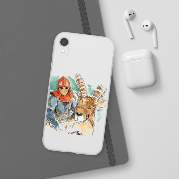 Princess Mononoke Characters - Princess Mononoke – Ashitaka Water Color iPhone Cases-Accessories, Phone Case, princess mononoke, Princess Mononoke Characters