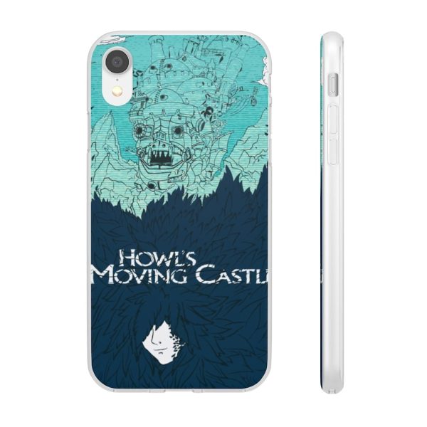 Witch Howl's Moving Castle - Howl’s Moving Castle Blue Tone Art iPhone Cases-Accessories, Howl's Moving Castle, Phone Case, Witch Howl's Moving Castle