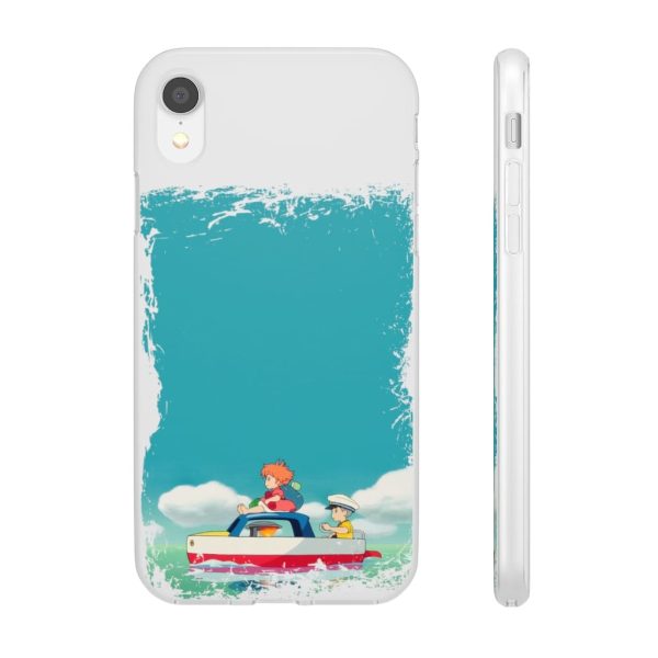 Ponyo Dad - Ponyo and Sosuke on Boat iPhone Cases-Accessories, Phone Case, ponyo, Ponyo Dad