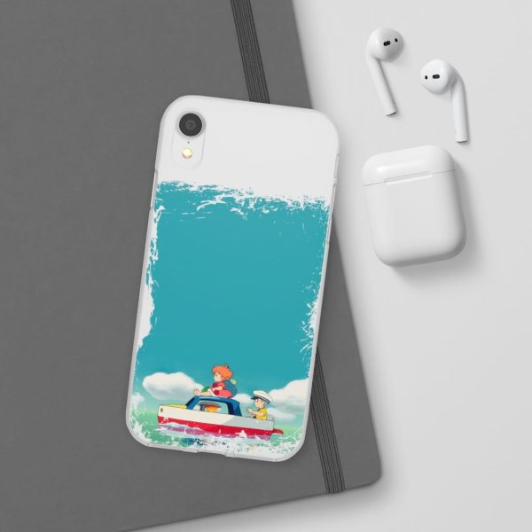 Ponyo Dad - Ponyo and Sosuke on Boat iPhone Cases-Accessories, Phone Case, ponyo, Ponyo Dad