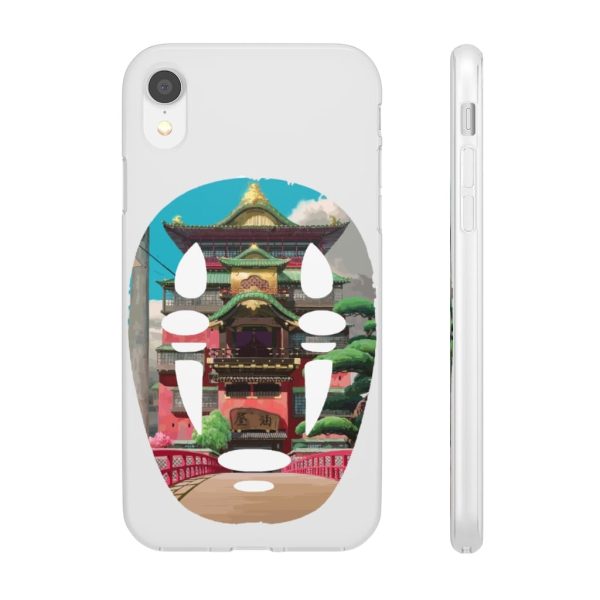 Spirited Away Streaming - Spirited Away –  The Bathhouse Ft. No Face iPhone Cases-Accessories, kaonashi, no face, Phone Case, Spirited Away, Spirited Away Streaming