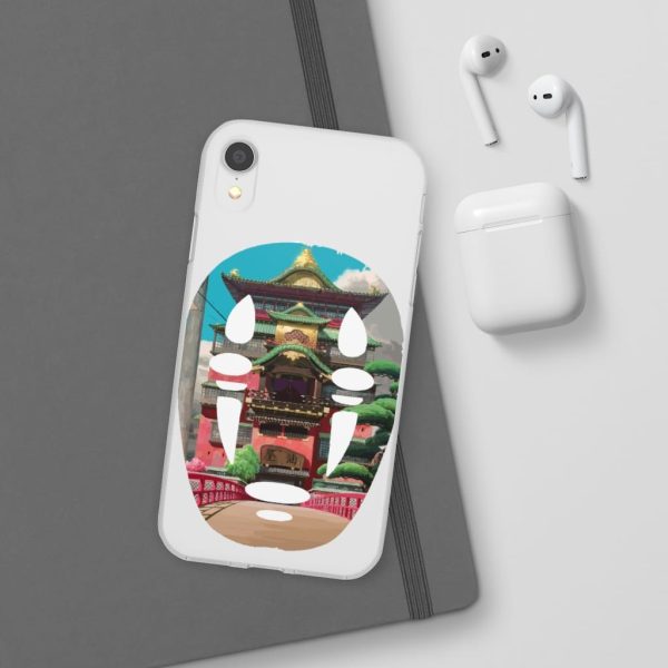 Spirited Away Streaming - Spirited Away –  The Bathhouse Ft. No Face iPhone Cases-Accessories, kaonashi, no face, Phone Case, Spirited Away, Spirited Away Streaming