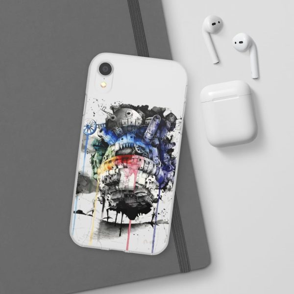 Howl's Moving Castle Calcifer - Howl’s Moving Castle Impressionism iPhone Cases-Accessories, Howl's Moving Castle, Howl's Moving Castle Calcifer, Phone Case