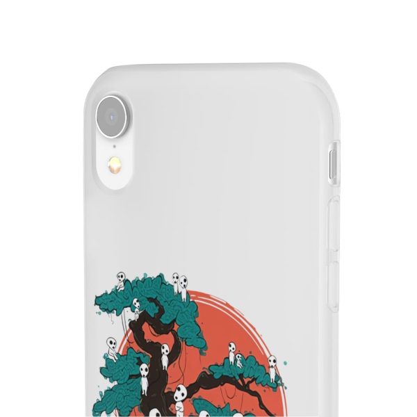 Anime Film Princess Mononoke - Tree Spirits by the Red Moon iPhone Cases-Accessories, Anime Film Princess Mononoke, Phone Case, princess mononoke