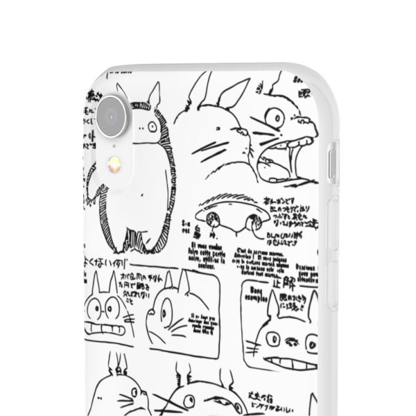 Mi Vecino Totoro - Totoro Original Character Sketch iPhone Cases-Accessories, Mi Vecino Totoro, My Neighbor Totoro, Phone Case