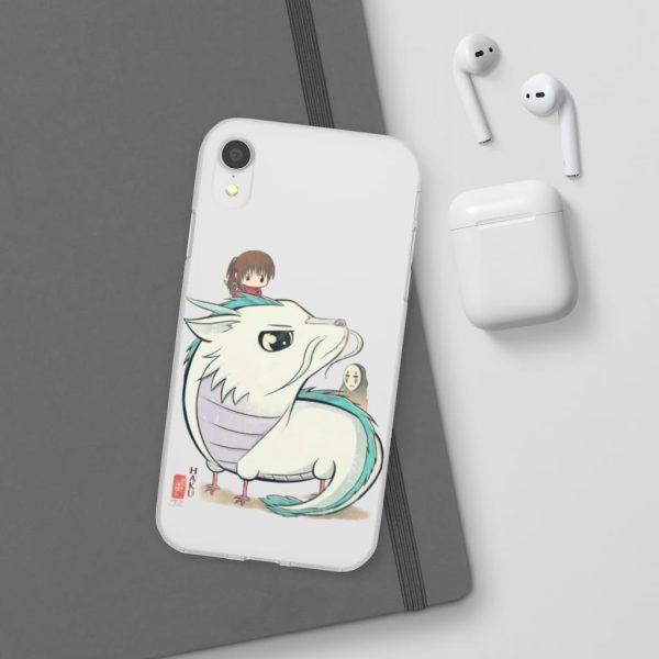 Haku Spirited Away - Spirited Aways Chibi iPhone Cases-Accessories, Haku Spirited Away, Kamaji Spirited Away, Phone Case, Spirited Away, Spirited Away English Cast