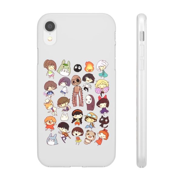 Ghibli Movie Characters Cute Chibi Collection iPhone Cases-Accessories, Phone Case