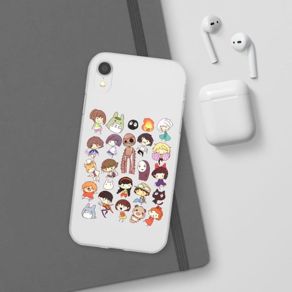 Ghibli Movie Characters Cute Chibi Collection iPhone Cases-Accessories, Phone Case