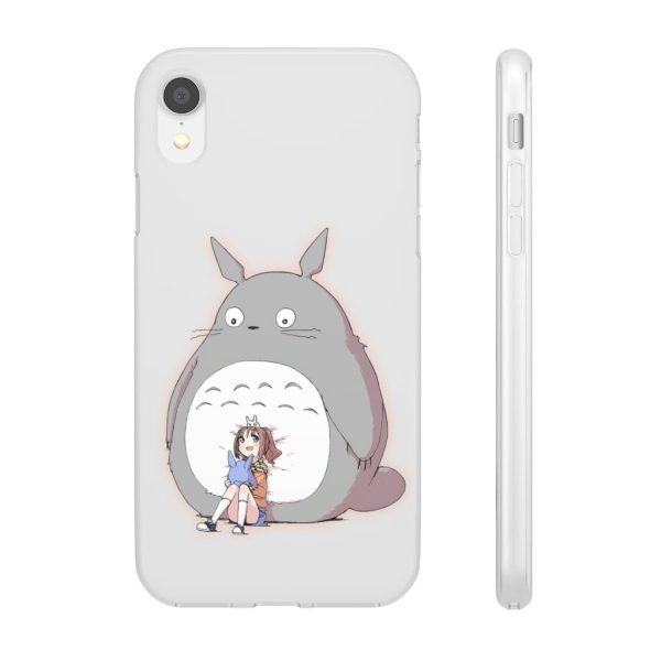 Totoro Concrete Facebook - Totoro and the little girl iPhone Cases-Accessories, My Neighbor Totoro, Phone Case, Totoro Concrete Facebook