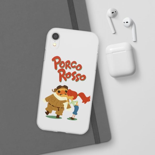 Porco Rosso – The Kiss iPhone Cases-Accessories, Phone Case, porco rosso