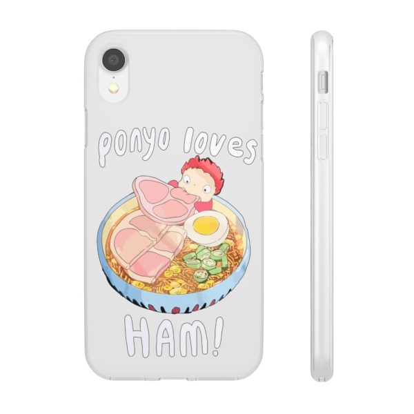 Ponyo Meaning - Ponyo Loves Ham iPhone Cases-Accessories, ponyo, Ponyo Meaning