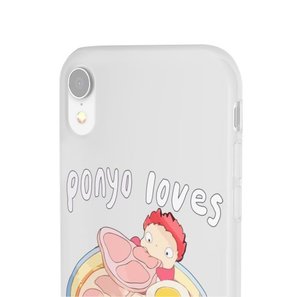 Ponyo Meaning - Ponyo Loves Ham iPhone Cases-Accessories, ponyo, Ponyo Meaning