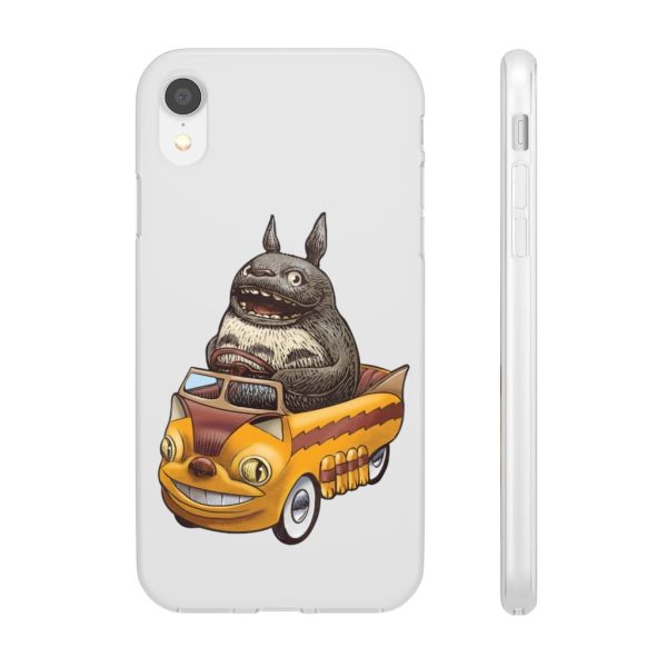 My Neighbor Totoro Cat Bus - Totoro driving Catbus iPhone Cases-Accessories, My Neighbor Totoro, My Neighbor Totoro Cat Bus, Phone Case