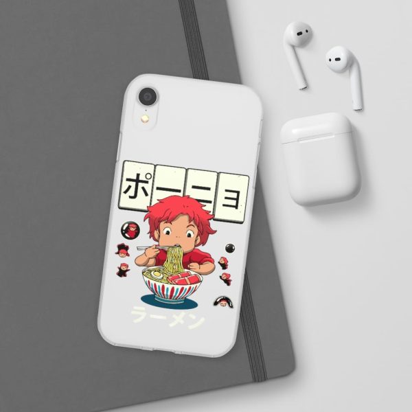 Ponyo - Ponyo very first Ramen iPhone Cases-Accessories, Phone Case, ponyo