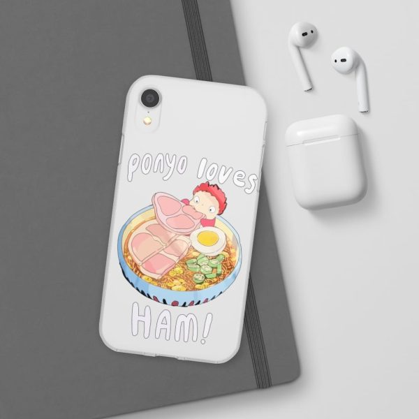 Ponyo Meaning - Ponyo Loves Ham iPhone Cases-Accessories, ponyo, Ponyo Meaning