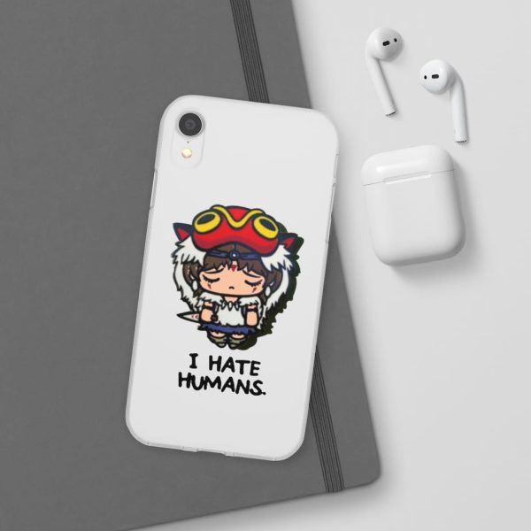 Princess Mononoke Showtimes - Princess Mononoke Chibi – I Hate Humans iPhone Cases-Accessories, Phone Case, princess mononoke, Princess Mononoke Showtimes