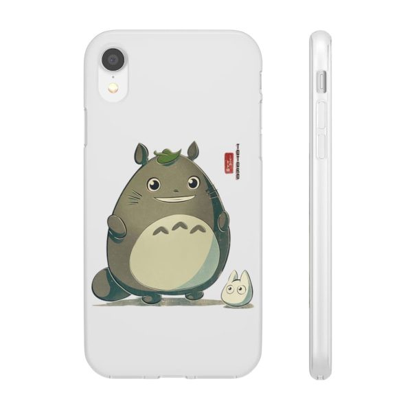 Totoro Wallpaper - Totoro Cute Chibi iPhone Cases-Accessories, My Neighbor Totoro, Phone Case, Totoro Wallpaper