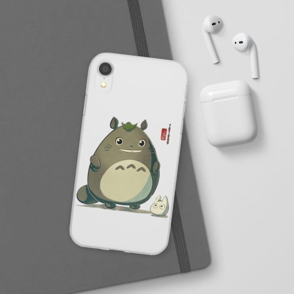 Totoro Wallpaper - Totoro Cute Chibi iPhone Cases-Accessories, My Neighbor Totoro, Phone Case, Totoro Wallpaper