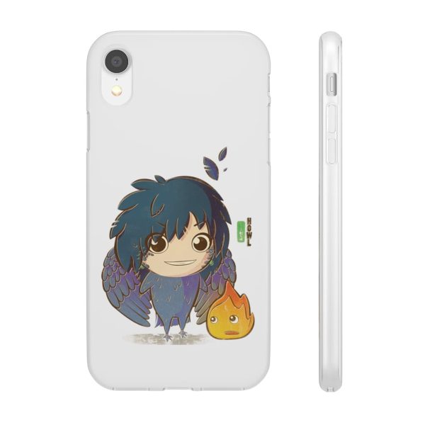 Howl's Moving Castle Calcifer - Howl’s Moving Castle – Howl Chibi iPhone Cases-Accessories, Howl's Moving Castle, Howl's Moving Castle Calcifer, Phone Case