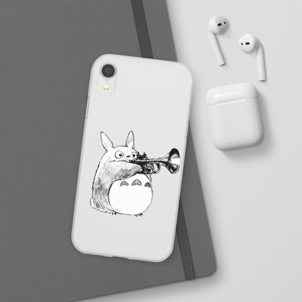 Mei My Neighbor Totoro - Totoro and the Trumpet iPhone Cases-Accessories, Mei My Neighbor Totoro, My Neighbor Totoro, Phone Case