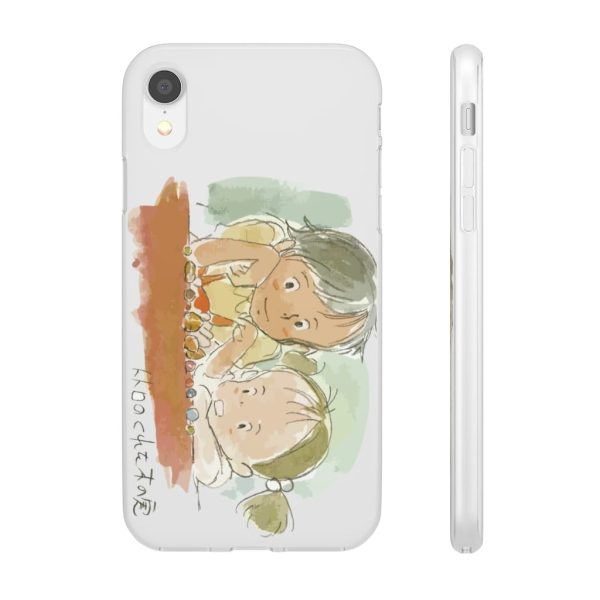 My Neighbor Totoro Japanese - My Neighbor Totoro – Mei & Satsuki Water Color iPhone Cases-Accessories, My Neighbor Totoro, My Neighbor Totoro Japanese, Phone Case