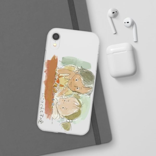 My Neighbor Totoro Japanese - My Neighbor Totoro – Mei & Satsuki Water Color iPhone Cases-Accessories, My Neighbor Totoro, My Neighbor Totoro Japanese, Phone Case