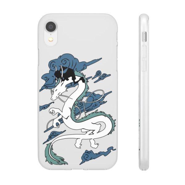 Spirited Away Tattoo - Spirited Away – Sen Riding Haku Dragon iPhone Cases-Accessories, Phone Case, Spirited Away, Spirited Away Tattoo