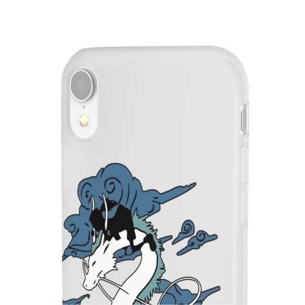 Spirited Away Tattoo - Spirited Away – Sen Riding Haku Dragon iPhone Cases-Accessories, Phone Case, Spirited Away, Spirited Away Tattoo