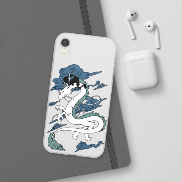 Spirited Away Tattoo - Spirited Away – Sen Riding Haku Dragon iPhone Cases-Accessories, Phone Case, Spirited Away, Spirited Away Tattoo