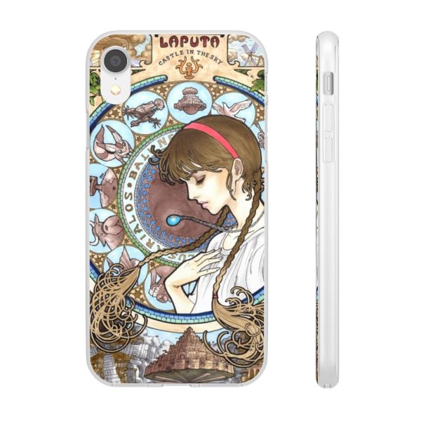 Ghibli Laputa Castle In The Sky - Laputa: Castle in The Sky – Sheeta Portrait Art iPhone Cases-Accessories, Ghibli Laputa Castle In The Sky, Laputa: Castle in the Sky, Phone Case