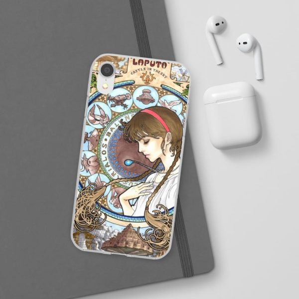 Ghibli Laputa Castle In The Sky - Laputa: Castle in The Sky – Sheeta Portrait Art iPhone Cases-Accessories, Ghibli Laputa Castle In The Sky, Laputa: Castle in the Sky, Phone Case