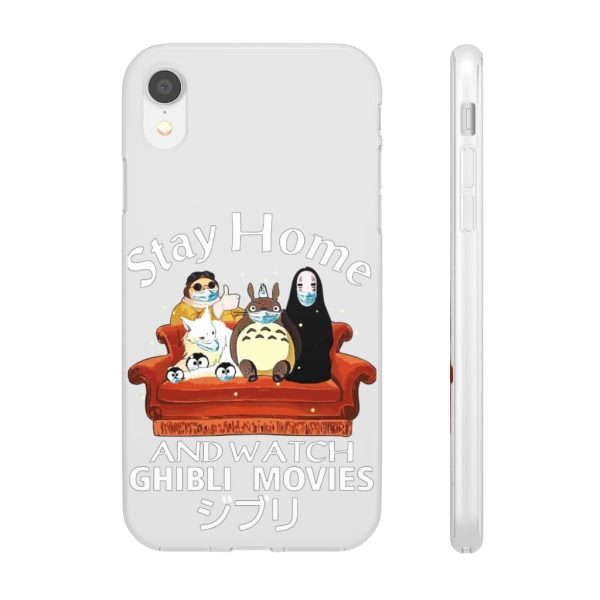 Stay Home and Watch Ghibli Movie iPhone Cases-Accessories, Phone Case