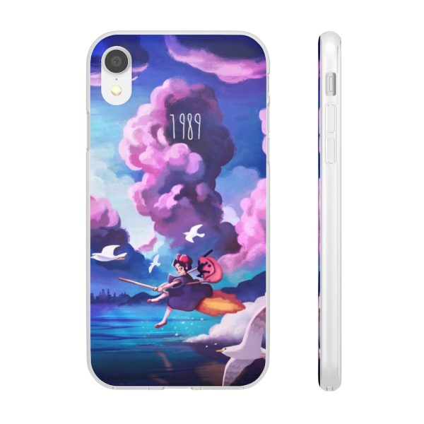 Movie Kiki's Delivery Service - Kiki’s Delivery service 1989 Illustration iPhone Cases-Accessories, Kiki's Delivery Service, Movie Kiki's Delivery Service, Phone Case