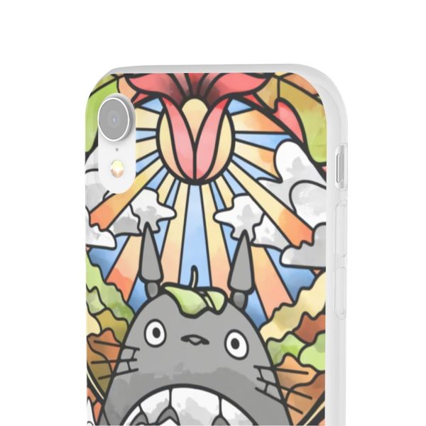 Totoro Film - Totoro Stained Glass Art iPhone Cases-Accessories, My Neighbor Totoro, Phone Case, Totoro Film