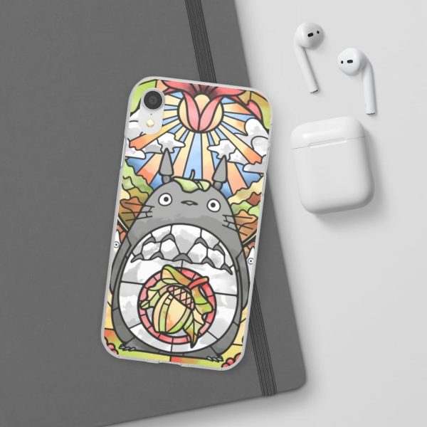 Totoro Film - Totoro Stained Glass Art iPhone Cases-Accessories, My Neighbor Totoro, Phone Case, Totoro Film