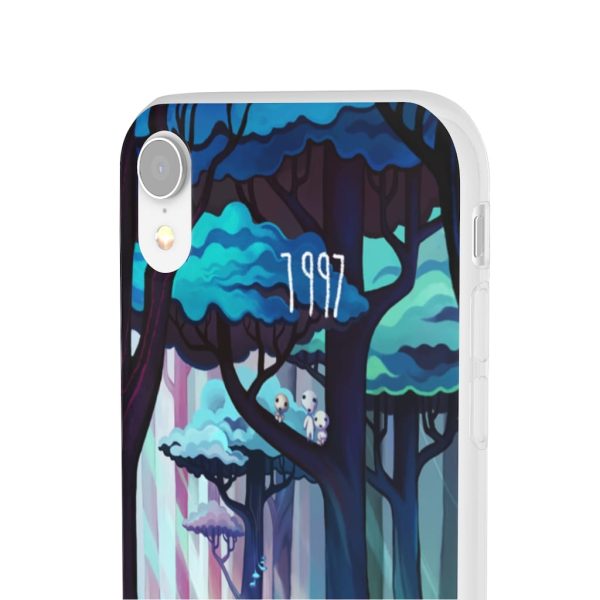 Princess Mononoke - Princess Mononoke 1997 Illustration iPhone Cases-Accessories, Phone Case, princess mononoke