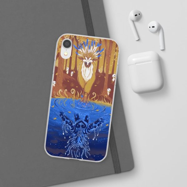 Watch Princess Mononoke - Princess Mononoke Shishigami Day and Night time iPhone Cases-Accessories, Phone Case, princess mononoke, Watch Princess Mononoke