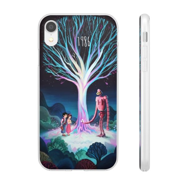 Laputa Castle In The Sky English Cast - Laputa: Castle in The Sky 1986 Illustration iPhone Cases-Accessories, Laputa Castle In The Sky English Cast, Laputa: Castle in the Sky, Phone Case