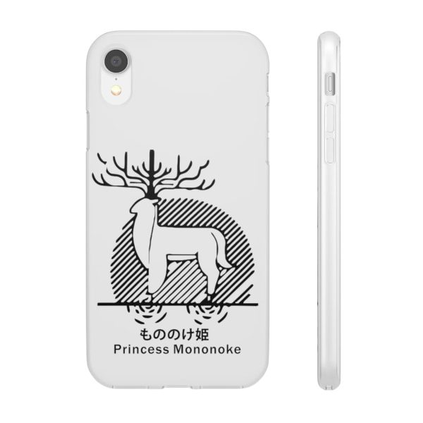 Princess Mononoke Mononoke Hime - Princess Mononoke – Shishigami Line Art iPhone Cases-Accessories, Phone Case, princess mononoke, Princess Mononoke Mononoke Hime