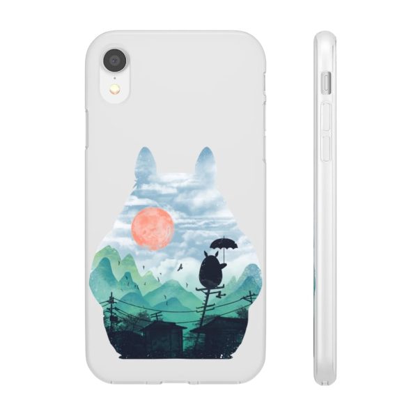 Characters From My Neighbor Totoro - Totoro on the Line Lanscape iPhone Cases-Accessories, Characters From My Neighbor Totoro, My Neighbor Totoro, Phone Case