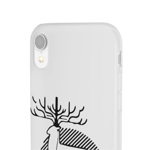 Princess Mononoke Mononoke Hime - Princess Mononoke – Shishigami Line Art iPhone Cases-Accessories, Phone Case, princess mononoke, Princess Mononoke Mononoke Hime