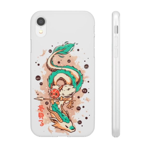 Princess Mononoke Ainu Influence - Princess Mononoke on the Dragon iPhone Cases-Accessories, Phone Case, princess mononoke, Princess Mononoke Ainu Influence