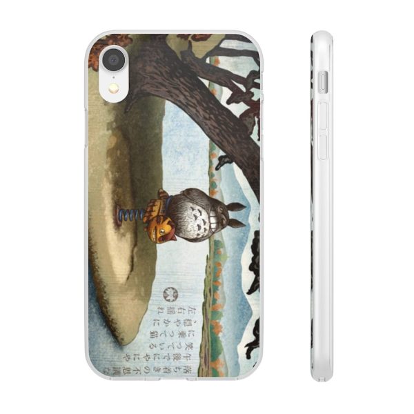 Totoro Bag - Totoro on the Catbus Spring Ride iPhone Cases-Accessories, My Neighbor Totoro, Phone Case, Totoro Bag