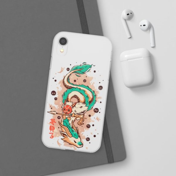 Princess Mononoke Ainu Influence - Princess Mononoke on the Dragon iPhone Cases-Accessories, Phone Case, princess mononoke, Princess Mononoke Ainu Influence