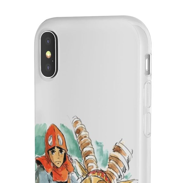 Princess Mononoke Characters - Princess Mononoke – Ashitaka Water Color iPhone Cases-Accessories, Phone Case, princess mononoke, Princess Mononoke Characters