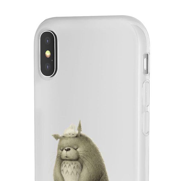 Tom Totoro Concrete Atlantic City - The Fluffy Totoro iPhone Cases-Accessories, My Neighbor Totoro, Phone Case, Tom Totoro Concrete Atlantic City