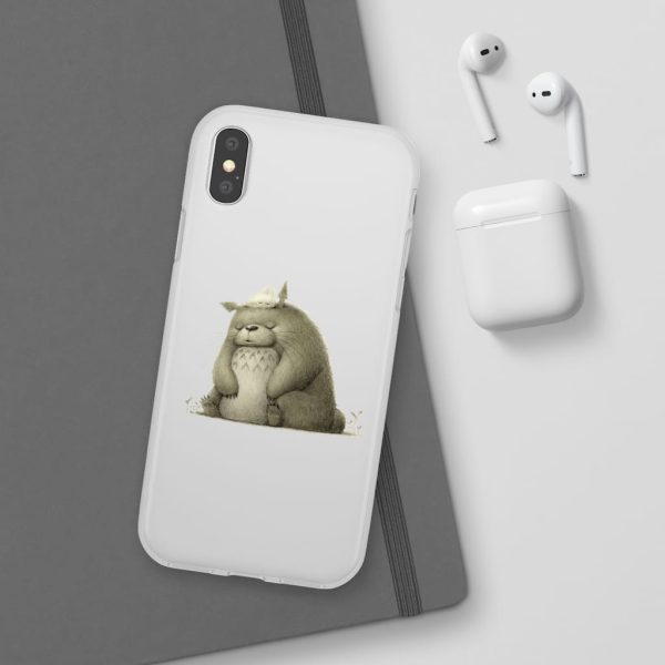 Tom Totoro Concrete Atlantic City - The Fluffy Totoro iPhone Cases-Accessories, My Neighbor Totoro, Phone Case, Tom Totoro Concrete Atlantic City